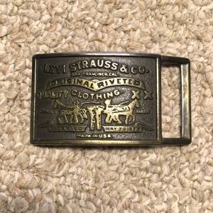 Levi Strauss & Co. belt buckle